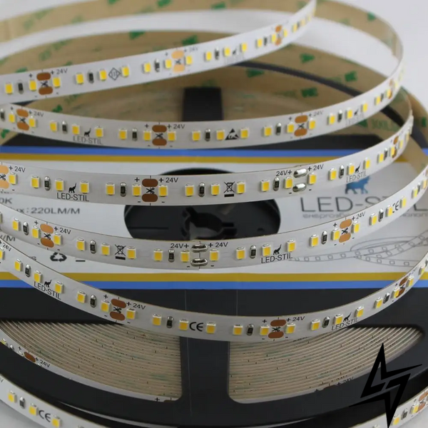 LED стрічка LED-STIL 4000K, 2 Вт/м, 2835, 120 діодів, IP33, 24V, 220 LM, нейтральне світло фото