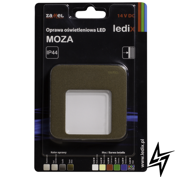 Настенный светильник Ledix Moza 01-111-42 накладной Старое золото 3100K 14V ЛЕД LED10111142 фото в живую, фото в дизайне интерьера