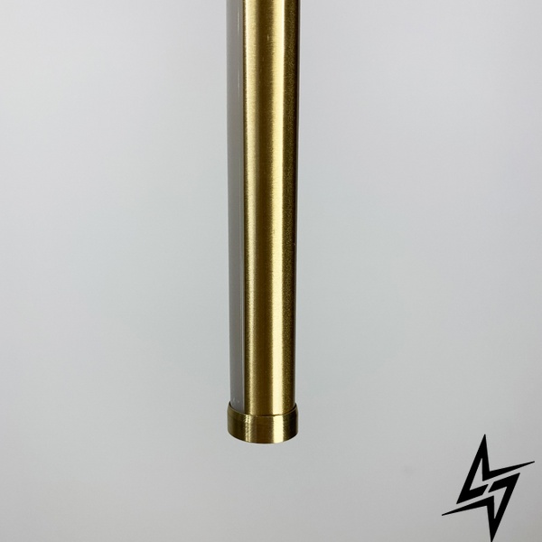 Линейные золотые подвесные светильники в 2-х размерах LE39493 Золото 60см LED 7W 4000K J 014 АВ фото в живую, фото в дизайне интерьера
