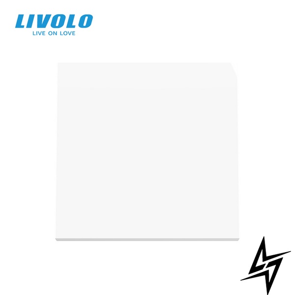 Механізм одноклавішний перехресний вимикач Livolo білий (VL-FCMM10A-2WP) фото