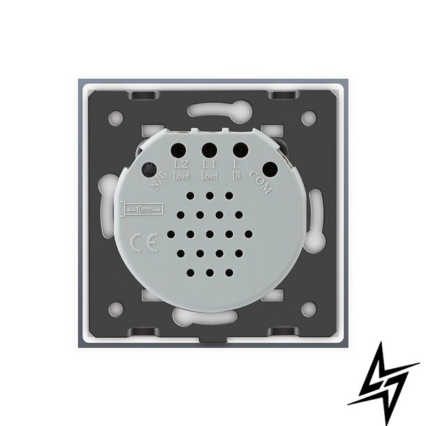 Сенсорна кнопка 1 сенсор 12/24V Livolo білий скло (VL-C701CH-11) фото