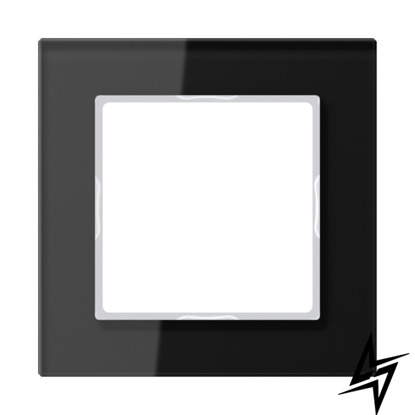 AC581GLSW Рамка A Creation Черное стекло 1-постовая Jung фото