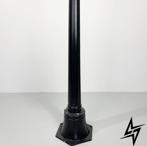 Ножка к уличному фонарю черного цвета LE25903 90x90см Черный 600A 900A BK фото в живую, фото в дизайне экстерьера