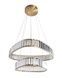 Люстра Goldlux Prismatic 338273 LED 43 Вт золота 338273 - зображення 1