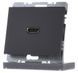 HDMI-розетка Berker K.1 3315427006 антрацитовая матовая 3315427006 - изображение 1
