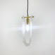 Підвісний світильник з кришталевими намистинами LE25403 1xE14 9x12см Золото/Прозорий SGA 10/1 фото в дизайні інтер'єру, фото наживо 2/6