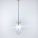 Підвісний світильник з кришталевими намистинами LE25403 1xE14 9x12см Золото/Прозорий SGA 10/1 фото в дизайні інтер'єру, фото наживо 5/6