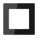 AC581GLSW Рамка A Creation Черное стекло 1-постовая Jung фото 1/2