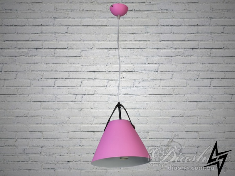 Яркий винтажный светильник-подвес D23-34009 Розовый XD601-PK фото в живую, фото в дизайне интерьера
