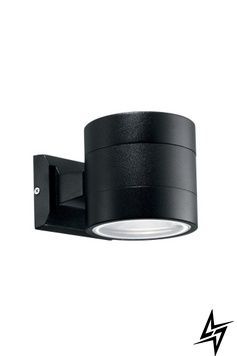 Вуличний настінний світильник Ideal Lux 061450 Snif Ap1 Round Nero фото
