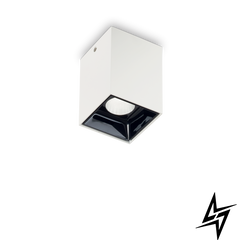 Точковий накладний світильник Ideal Lux Nitro 10W Square Bianco 206035 LED 22935 фото наживо, фото в дизайні інтер'єру
