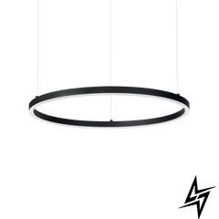 Подвесной светильник 229508 Ideal Lux Oracle Slim D90 Nero  фото в живую, фото в дизайне интерьера