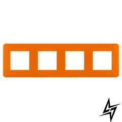 Рамка 4-а EFAPEL LATINA LYRA оранжевий 42940 TLR фото