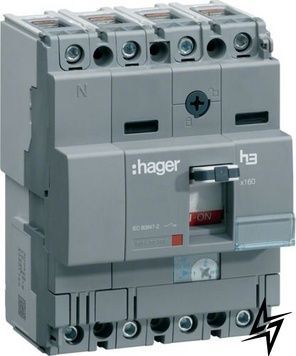 Автоматический выключатель HNA081H x160 In=80А 4P 40кА Hager фото