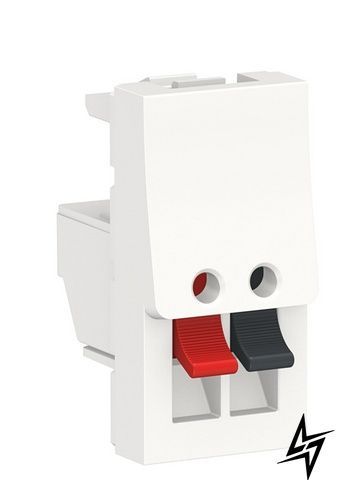 Аудіорозетка Schneider Electric NU348718 Unica New, біла, глянцева, IP20 фото