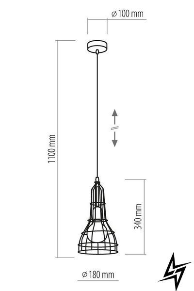 Люстра TK Lighting Long 2208 чорна E27 2208 фото