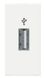 Розетка USB NU342918 для передачі даних 1М білий Unica New Schneider Electric фото 2/2