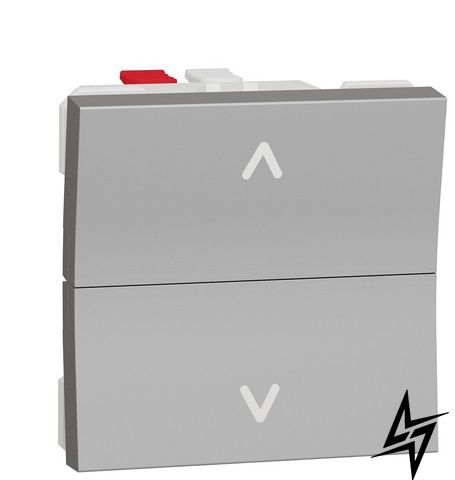 Вимикач для жалюзі Schneider Electric NU320730 Unica New, алюміній, матовий, 6 А, IP20 NU320730 фото