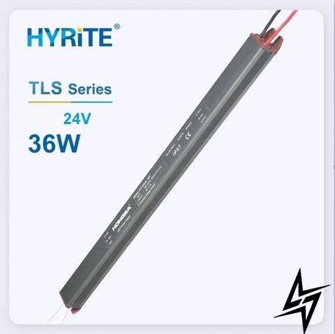 Блок живлення HYRITE Slim 36W DC24V IP67 TLS-24E36C TLS-24E36C фото