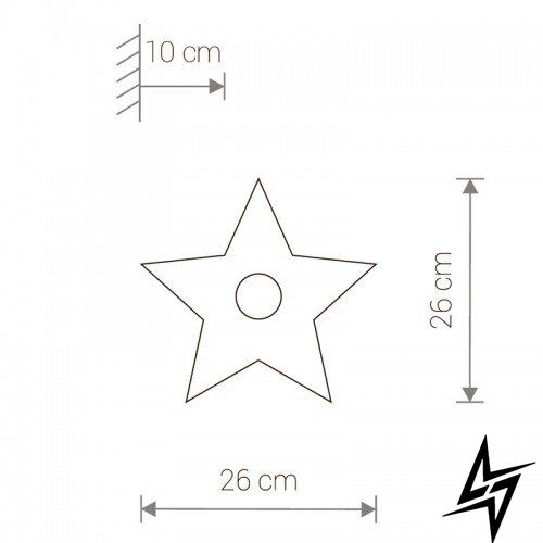 Точечный врезной светильник Nowodvorski Toy Star 9376 11677 фото в живую, фото в дизайне интерьера