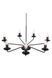 Люстра TK Lighting Limal 4613 чорна 7&times;E14 - зображення 3