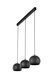 Люстра TK Lighting Zoe 10169 на 3 лампи E27 чорний 125 &times; 81 &times; 17 см - зображення 4
