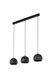 Люстра TK Lighting Zoe 10169 на 3 лампи E27 чорний 125 &times; 81 &times; 17 см - зображення 1