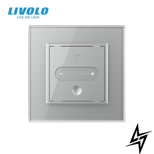 Умный сенсорный диммер слайдер ZigBee Livolo серый (VL-C7FC1DZ-2IP) VL-C7FC1DZ-2IP фото