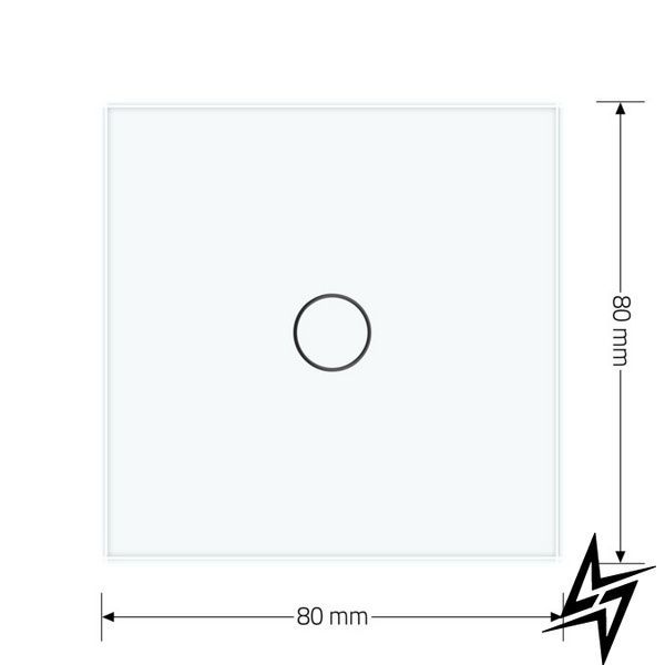 Умный сенсорный диммер Livolo белый ZigBee (VL-C7FC1D2Z-2GWP) VL-C7FC1D2Z-2GWP фото