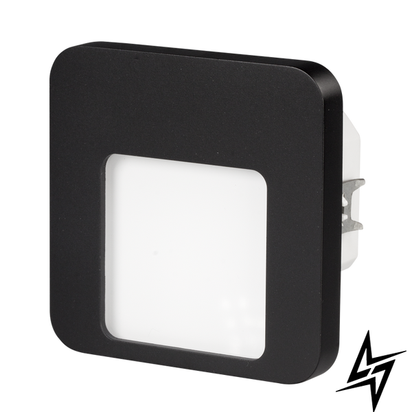 Настенный светильник Ledix Moza 01-221-61 врезной Черный 5900K ЛЕД LED10122161 фото в живую, фото в дизайне интерьера