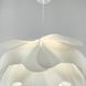 Підвісний світильник у формі білої квітки в 2-х розмірах LE41172 1xE27 35x35см Білий MJ 182 фото в дизайні інтер'єру, фото наживо 5/9