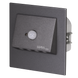 Настінний світильник Ledix Navi з рамкою 11-222-32 врізний Графіт 3100K з датчиком LED LED11122232 фото в дизайні інтер'єру, фото наживо 2/4
