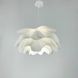 Підвісний світильник у формі білої квітки в 2-х розмірах LE41172 1xE27 35x35см Білий MJ 182 фото в дизайні інтер'єру, фото наживо 6/9