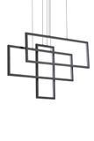 Люстра підвісна Ideal Lux 269382 Frame Sp Rettangolo Nero фото