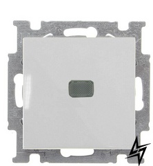 Однокнопочний вимикач Basic 55 2CKA001012A2185 2006/1 UCGL-96-507 (білий шале) 2CKA001012A2185 ABB фото