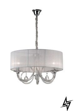 Люстра с абажуром Ideal Lux 035840 Swan Sp3 фото