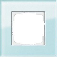 021118 Рамка Esprit Салотовое стекло 1-постовая Gira