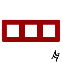 Рамка 3-а EFAPEL LATINA LYRA красный 42930 TRJ фото
