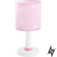 Настільна лампа в дитячу Dalber Sweet Dreams Pink 62011S  фото наживо, фото в дизайні інтер'єру