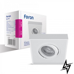 Врезной точечный светильник Feron 40117 Ml345  фото в живую, фото в дизайне интерьера