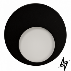 Настенный светильник Ledix Muna 02-221-62 врезной Черный 3100K ЛЕД LED10222162 фото в живую, фото в дизайне интерьера