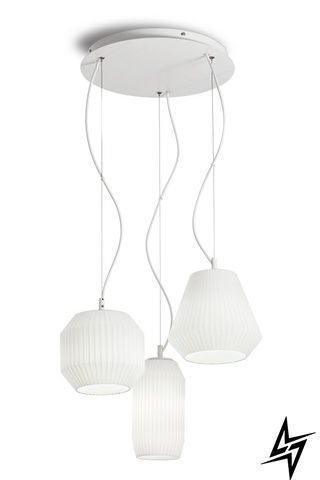 Люстра Ideal Lux Origami 198095 біла 3&times;E27 198095 фото