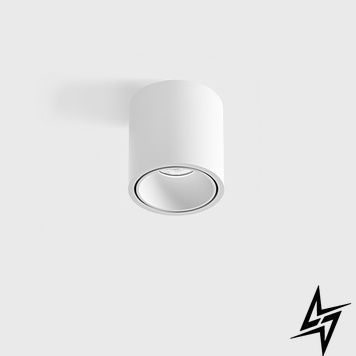 LTX 02.0800.10.940.WH Накладной потолочный светильник ROLL, D95мм, H100мм, BRIDGELUX LED 9W, 870Lm, 4000K, 50&deg;, CRI>90, 250mA, 220V-240V, IP44, белый фото