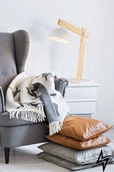 Настільна лампа TK Lighting Oslo 5347 коричнева E27 5347 фото