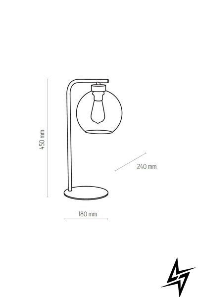 Настільна лампа TK Lighting Cubus 5102 чорна E27 5102 фото