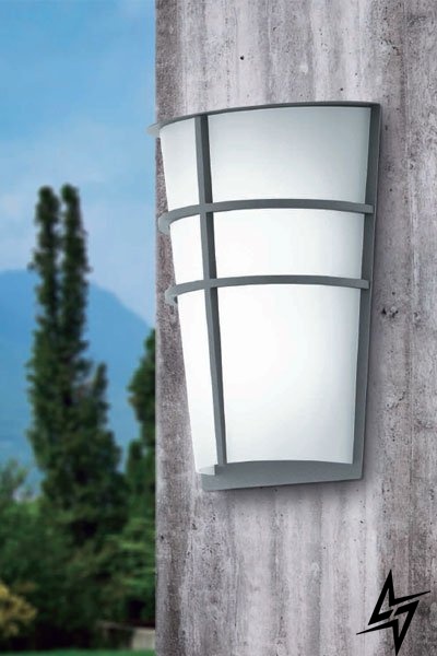 Настенный фасадный уличный светильник Eglo Breganzo 94137 ЛЕД 79043 фото в живую, фото в дизайне экстерьера