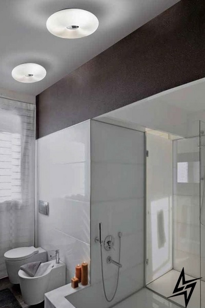 Потолочный светильник для ванной Azzardo Optimus 33 Round AZ1598 15832 фото в живую, фото в дизайне интерьера