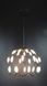 Стельова люстра LED L23-36512 Чорний D1288/400-bk фото в дизайні інтер'єру, фото наживо 4/4