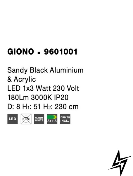 Подвесной светильник Nova luce Giono 9601001 ЛЕД  фото в живую, фото в дизайне интерьера
