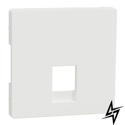 Лицьова панель Schneider Electric MTN4521-6037 Merten D-Life, RJ45, біла, матова фото